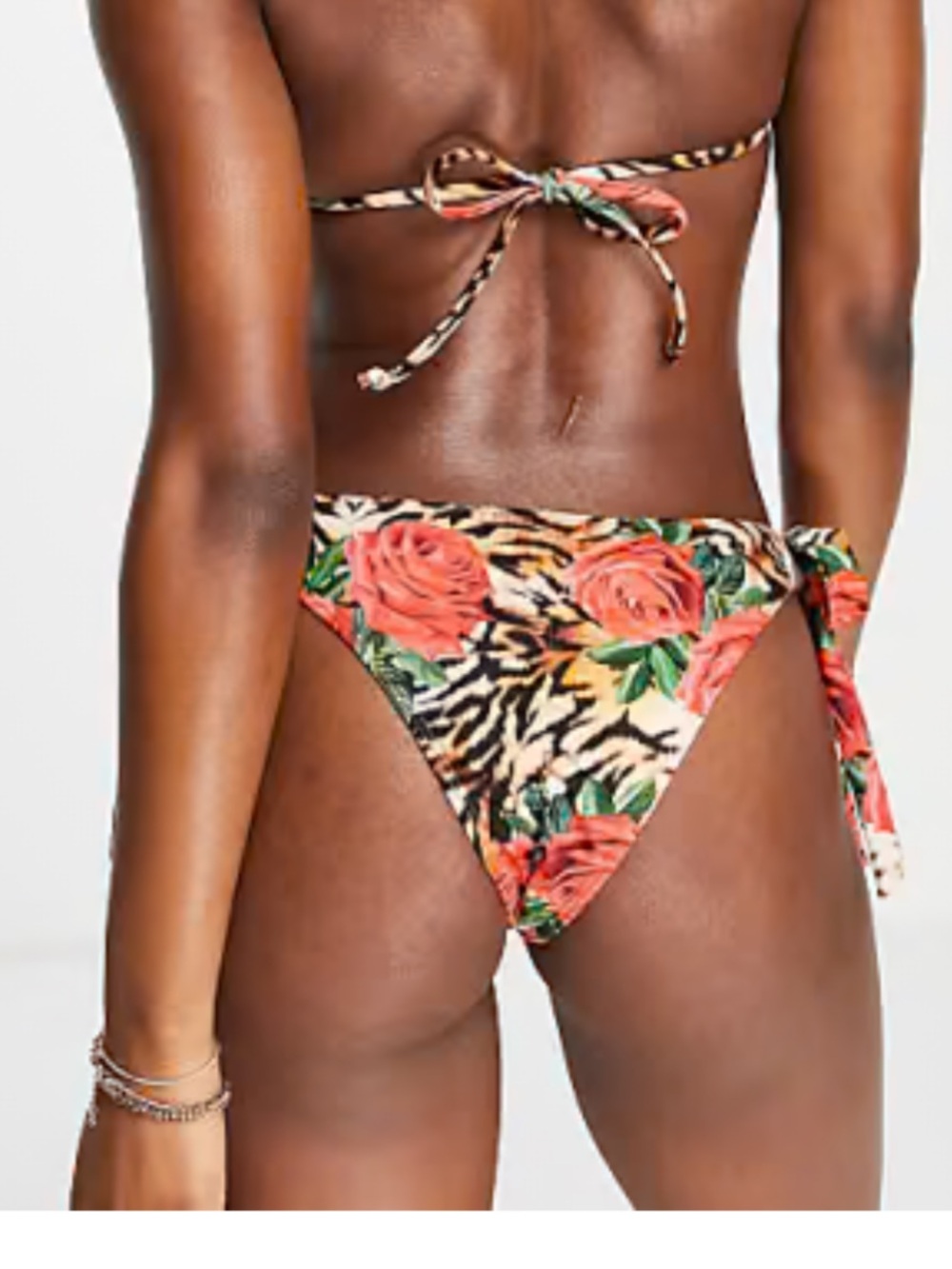 NWT Moda Minx Tiger Rose Amour Crystal Bikini Bottom